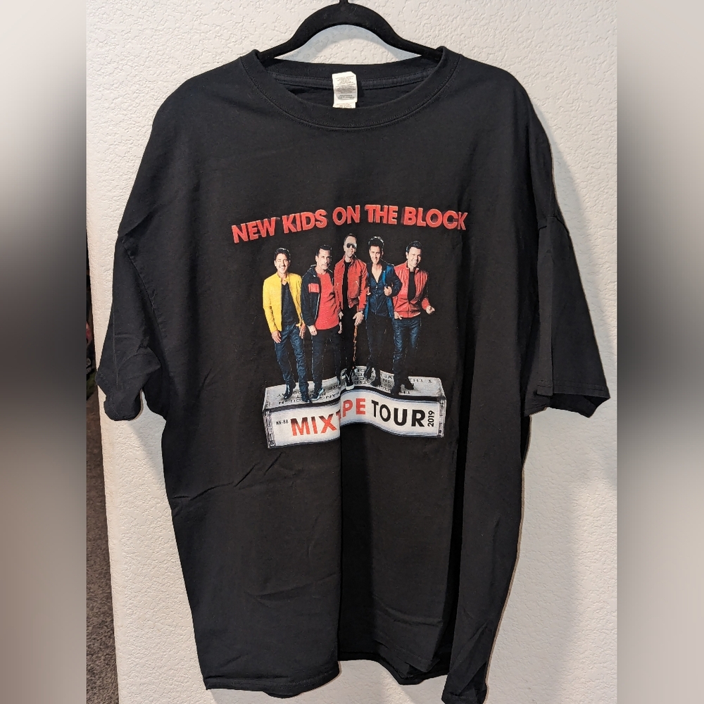 New Kids on the Block Mix Tape Tour 80s salt N Pepa  Concert Unisex 3XL Tshirt